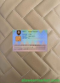 Slovakia ID card 2022-present photolook back